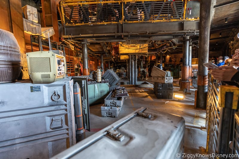 view of boxes Millennium Falcon Smuggler's Run Ride