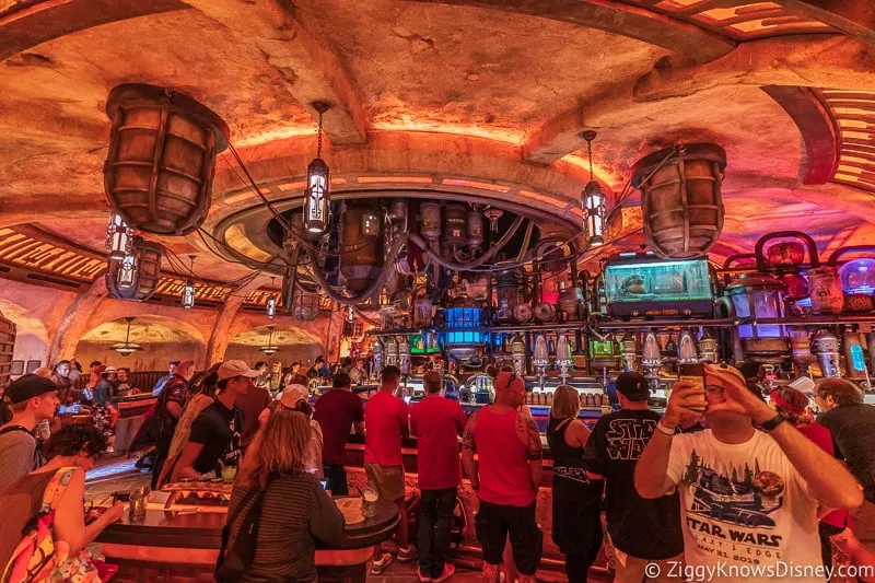 Adults Trying Out Oga's Cantina Star Wars Bar — Cost, Photos, Review