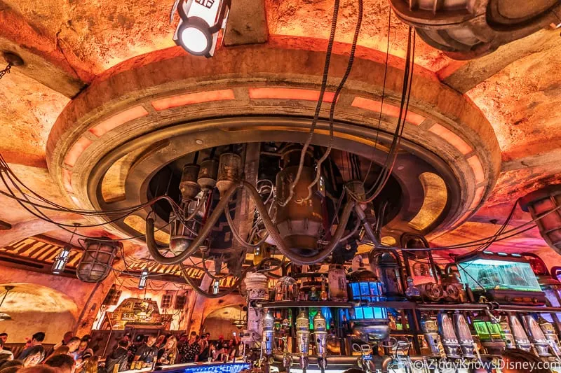 Oga's Cantina ceiling
