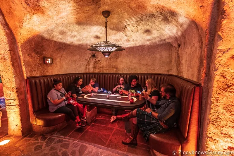 booth in Oga's Cantina