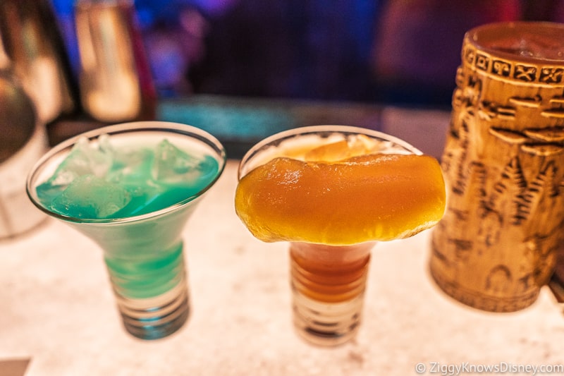 drinks in Oga's Cantina Galaxy's Edge