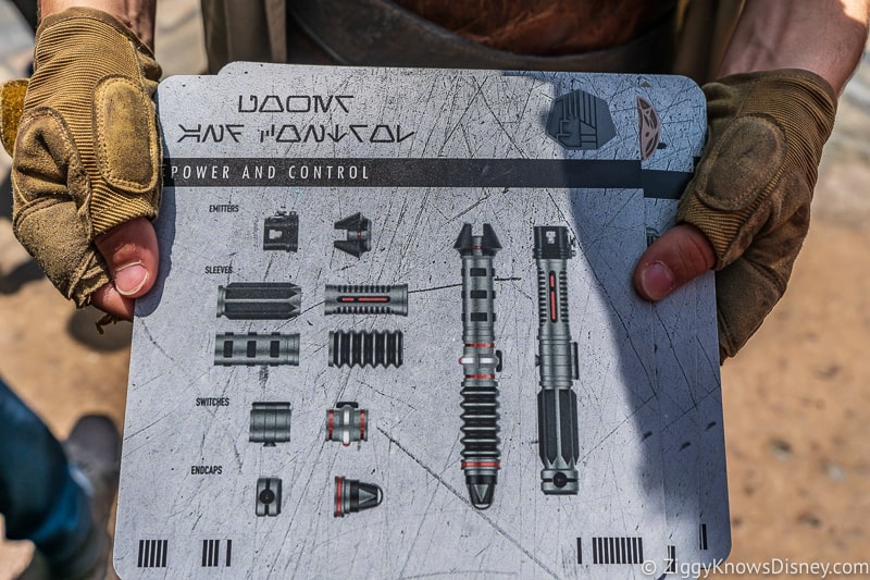 Savi's Workshop Handbuilt Lightsabers Power and Control Sheet