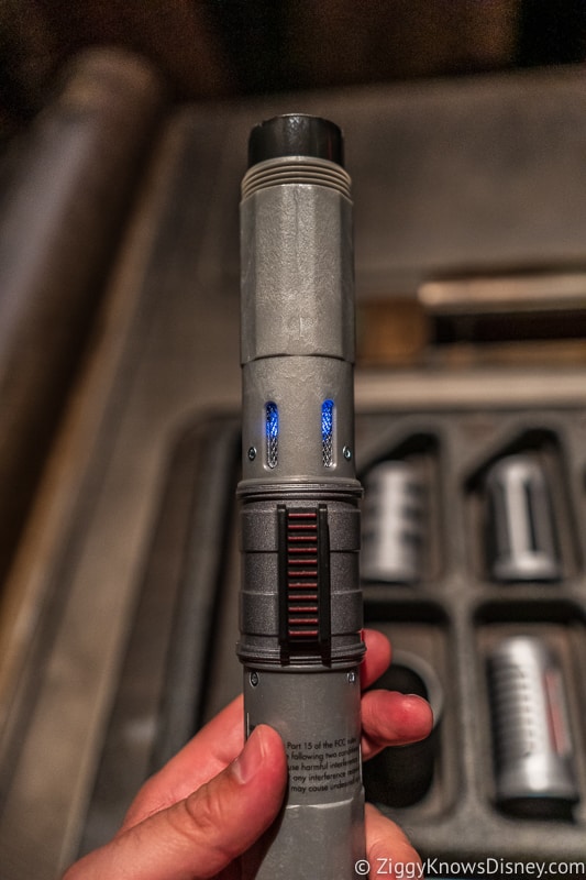 custom lightsaber with crystal