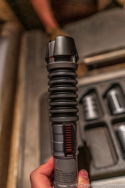 Savi's Workshop Handbuilt Lightsabers top of hilt