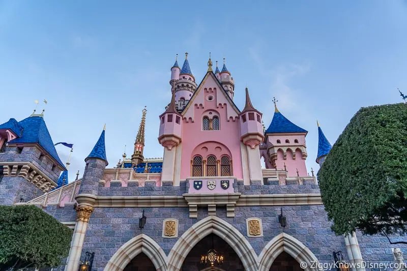 behind Sleeping Beauty Castle Disneyland