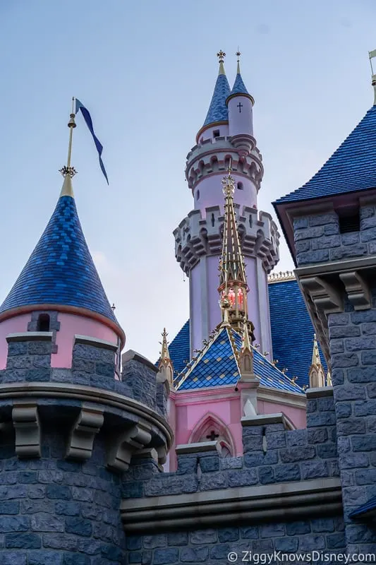 Sleeping Beauty Castle Disneyland towers