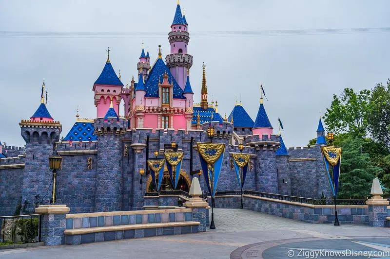 Disneyland Castle front Sleeping Beauty Castle