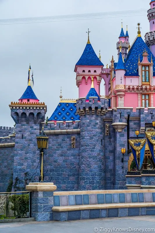 towers of Sleeping Beauty Castle Disneyland