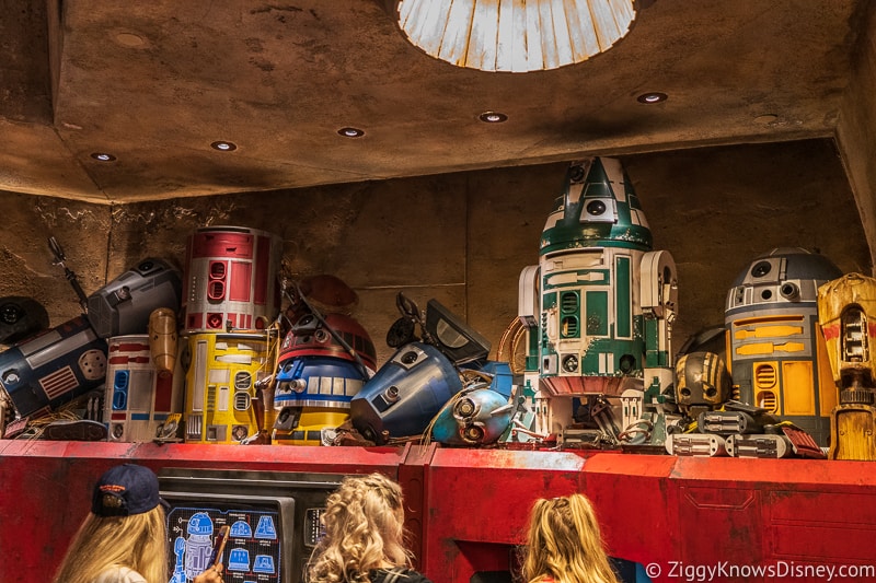 Droids in Star Wars Galaxy's Edge 