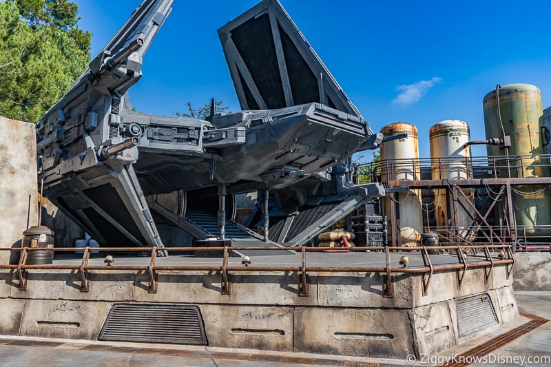 TIE Echelon Star Wars Galaxy's Edge Disneyland 