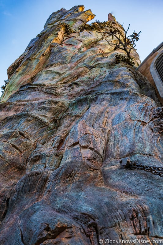 Star Wars Galaxy's Edge close-up of the black spire