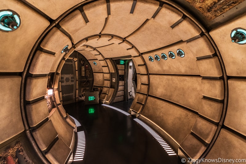 hallways of the Millennium Falcon