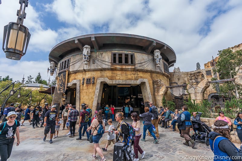 Outside Ronto Roasters in Star Wars Galaxy's Edge Disneyland