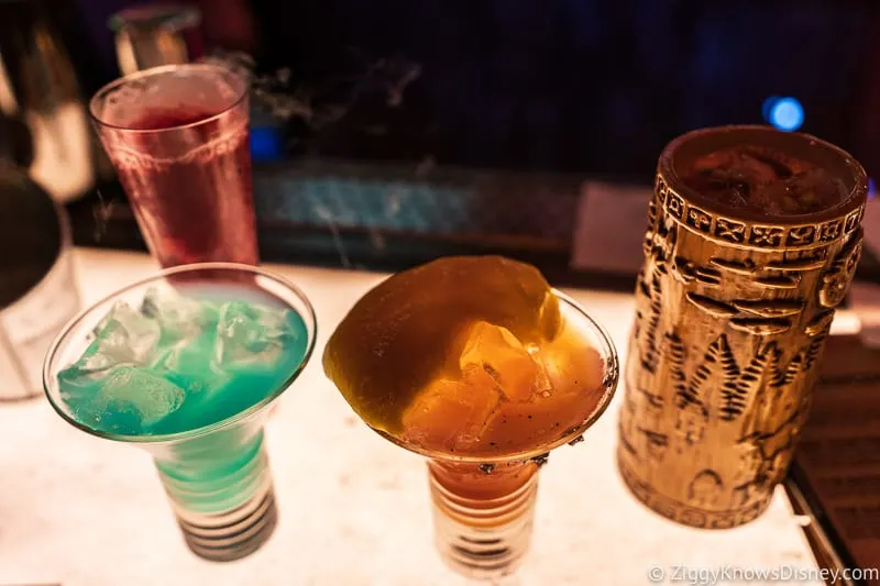 Oga's Cantina drinks