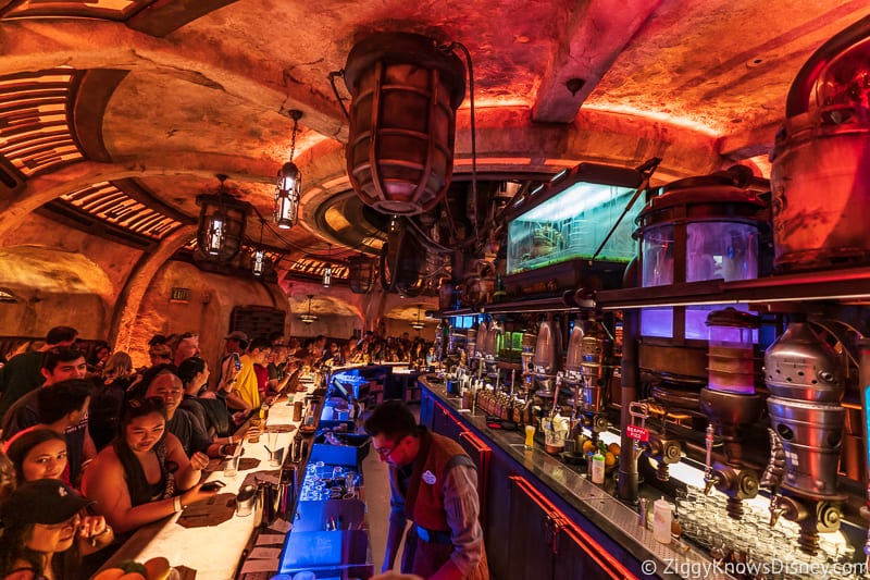 Adults Trying Out Oga's Cantina Star Wars Bar — Cost, Photos, Review