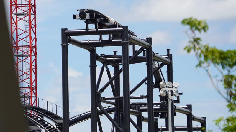 TRON Roller Coaster Construction Update June 2019 