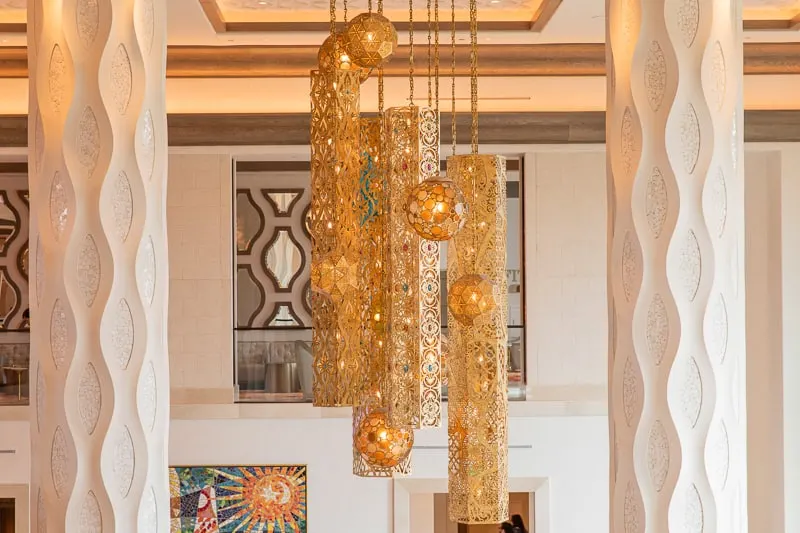 Gran Destino Tower Lobby chandelier
