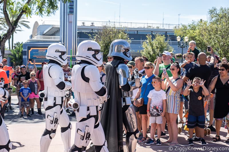 Captain Phasma marching with the first order