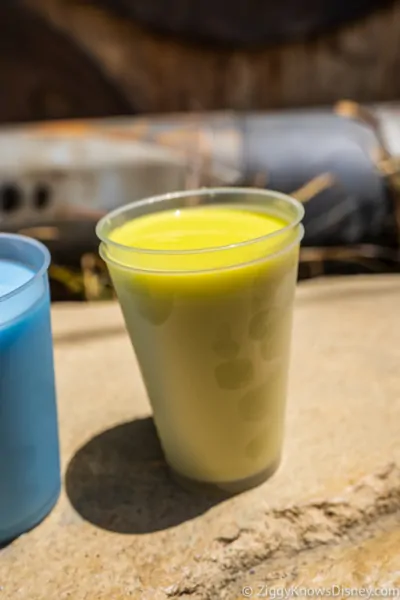 Glass of Green Milk in Star Wars Galaxy's Edge