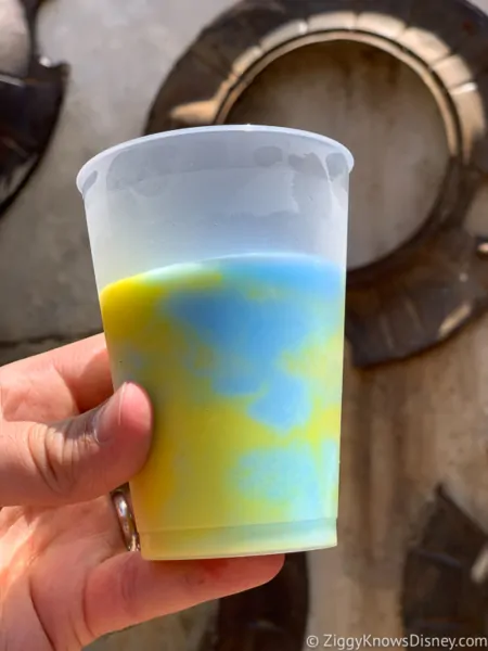 Blue and Green Milk Mixed together in Galaxy's Edge