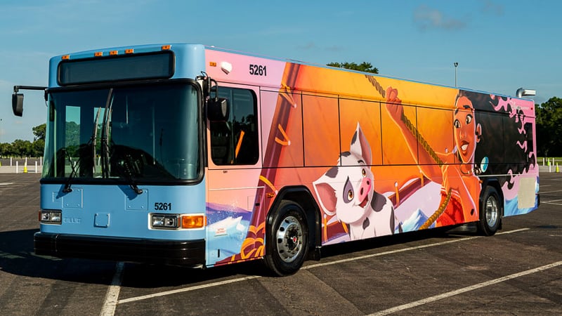 New Disney World Buses Moana