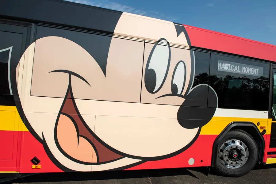 New Disney World Buses Mickey Mouse