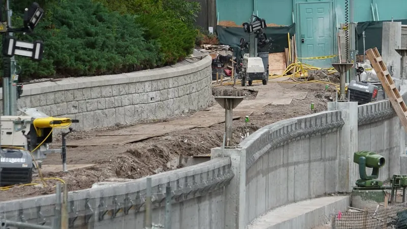 Magic Kingdom Sidewalk Expansion Progress July 2019