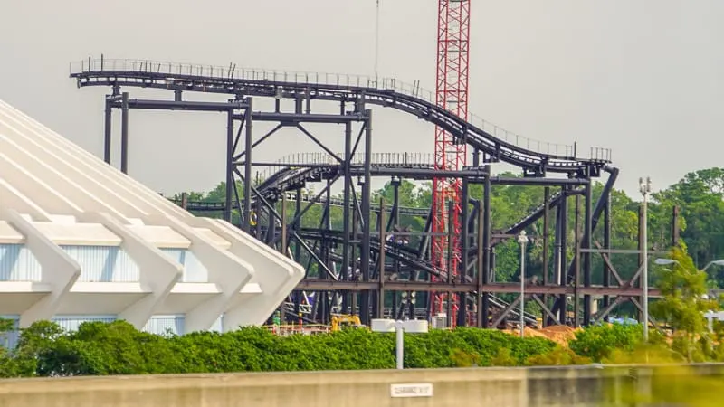 more buildings going up at TRON coaster site
