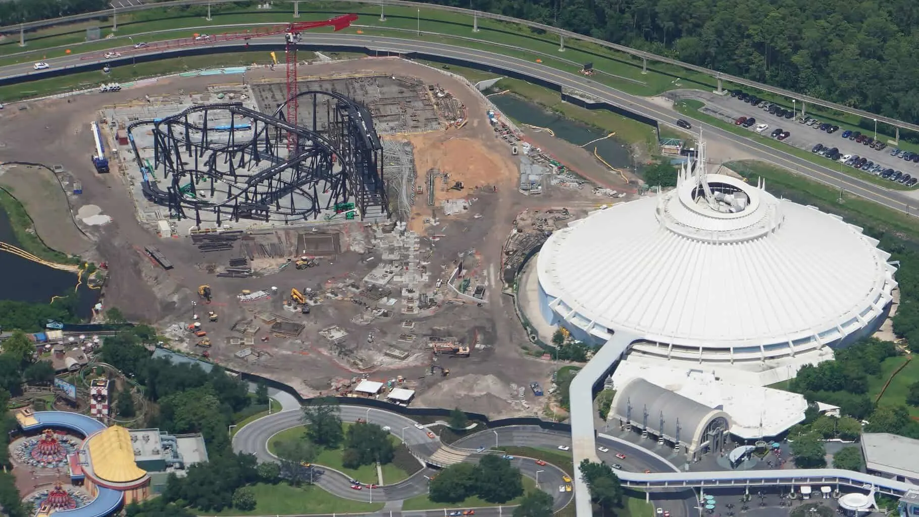 TRON coaster and Space Mountain July 2019