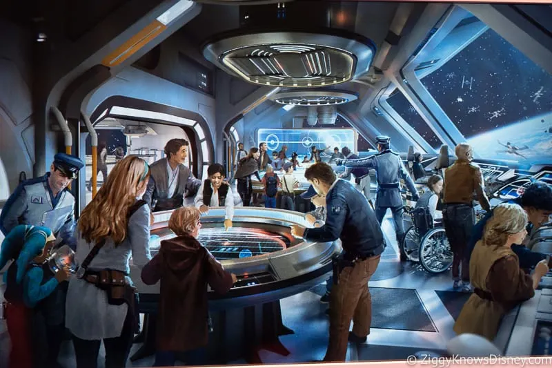 D23 Expo 2019 Star Wars Galactic Starcruiser Hotel Model