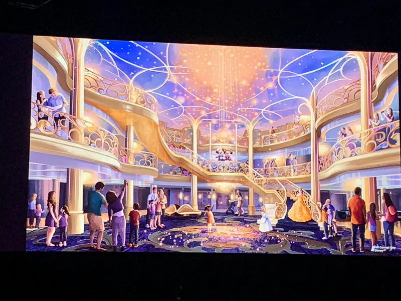 Disney Wish inside concept art