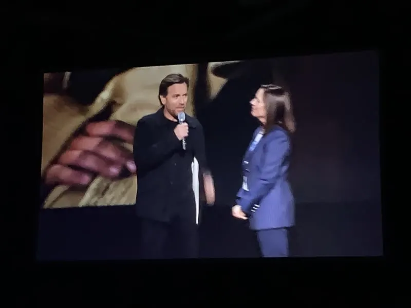Ewan McGregor on stage during the D23 Expo