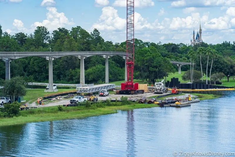 Grand Floridian Walkway update august big crane