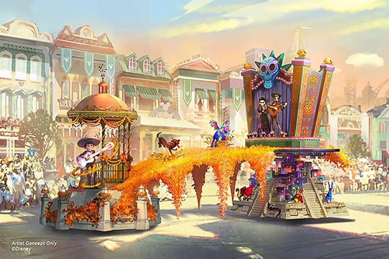 Magic Happens Coco float concept art