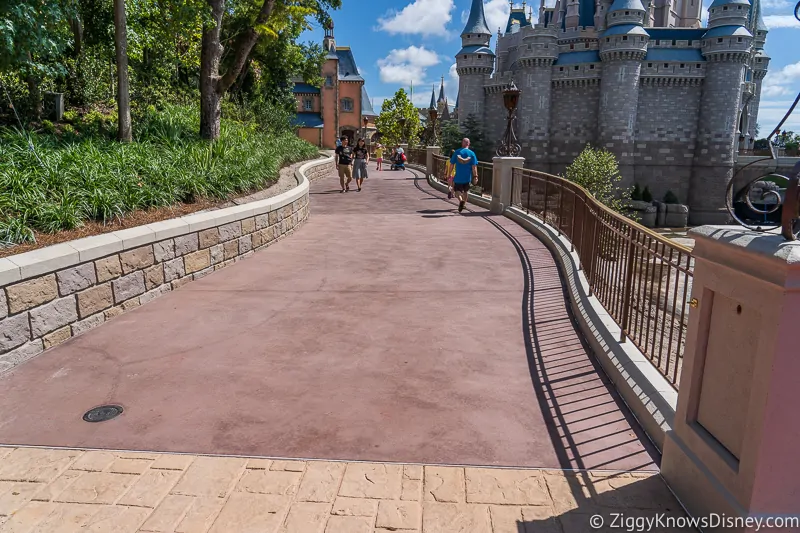 magic kingdom cinderella castle walkway update august 2019 pathway