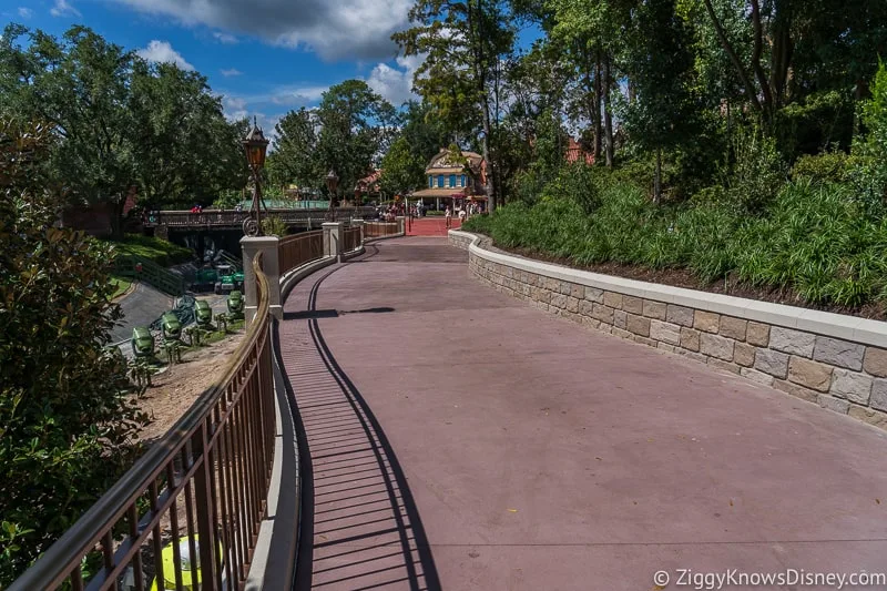 magic kingdom cinderella castle walkway update august 2019 enlarged pathway