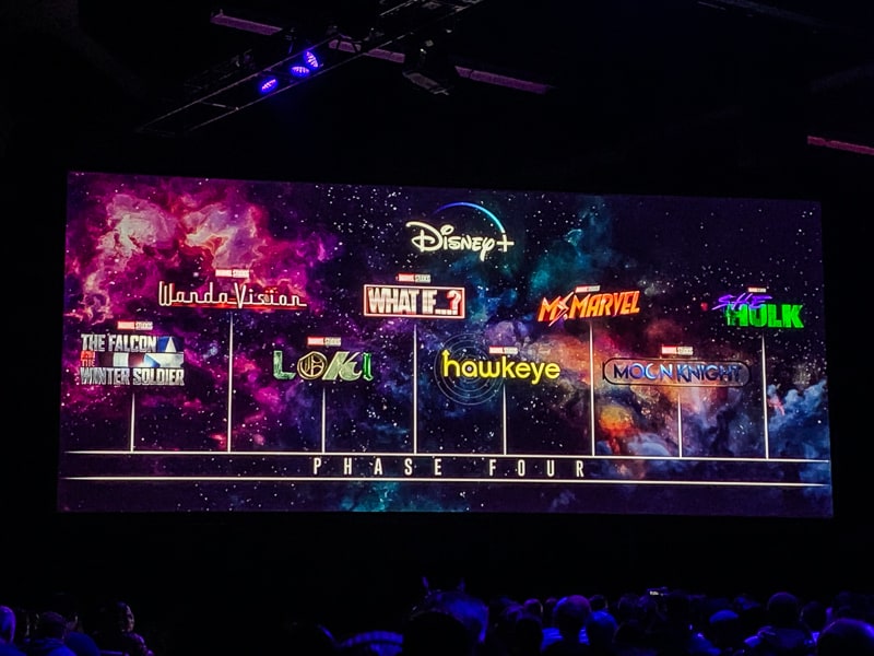 Marvel At D23 Expo Phase 4 Films Series And Parks