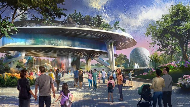 New pavilion Epcot World Celebration concept art