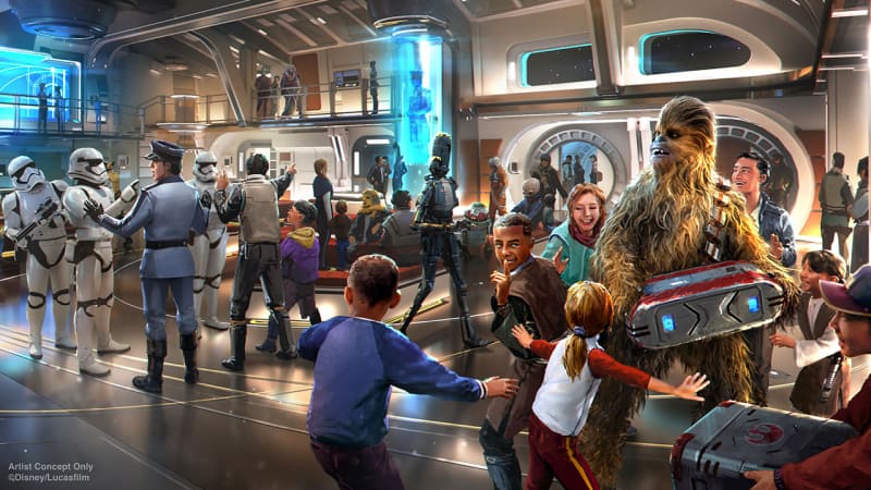 new disney resorts Star Wars Galactic Starcruiser hotel