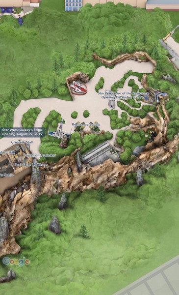 Star Wars Galaxy's Edge Map Now Available for Disney World