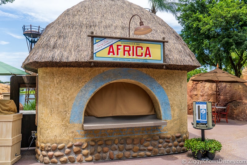 Africa Epcot Food and Wine Festival booth