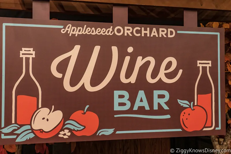 sign Appleseed Orchard Epcot Food and Wine Festival 2019