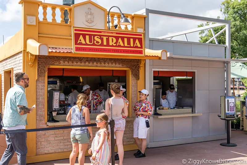 Australia booth Epcot Food and Wine Festival 2019
