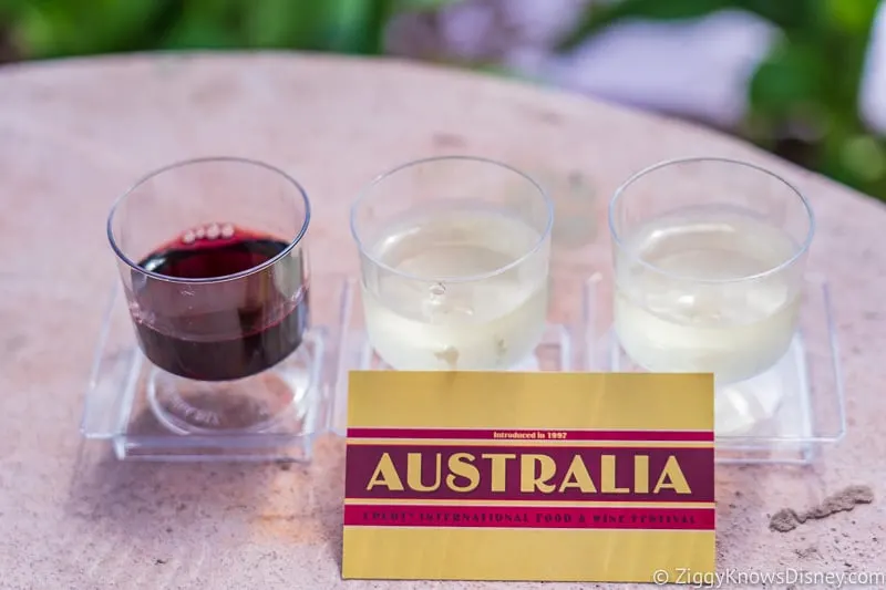 Wine Flight Australia Epcot Food and Wine Festival 2019