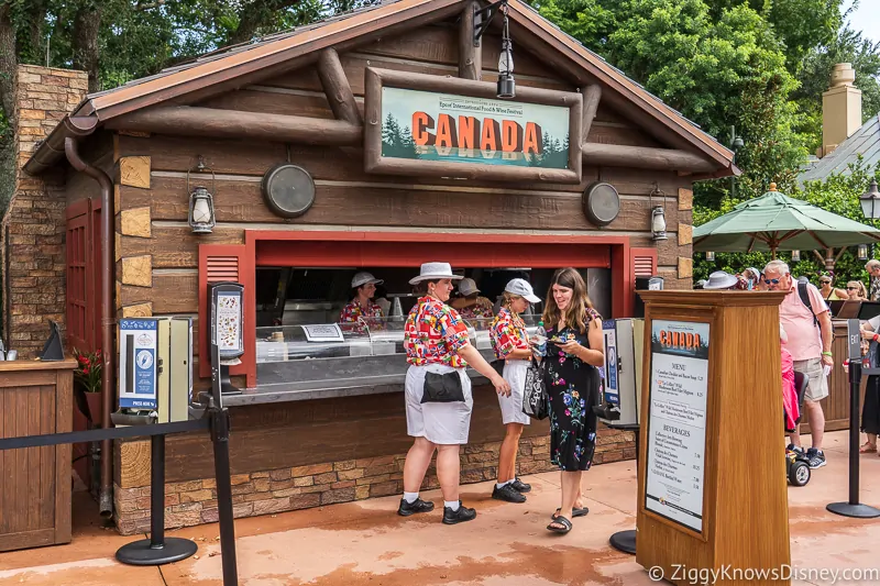 Canada 2019 Epcot Food and Wine Festival booth
