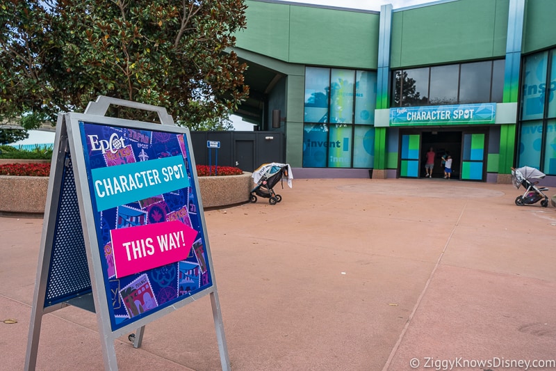 New Character Spot Epcot Entrance