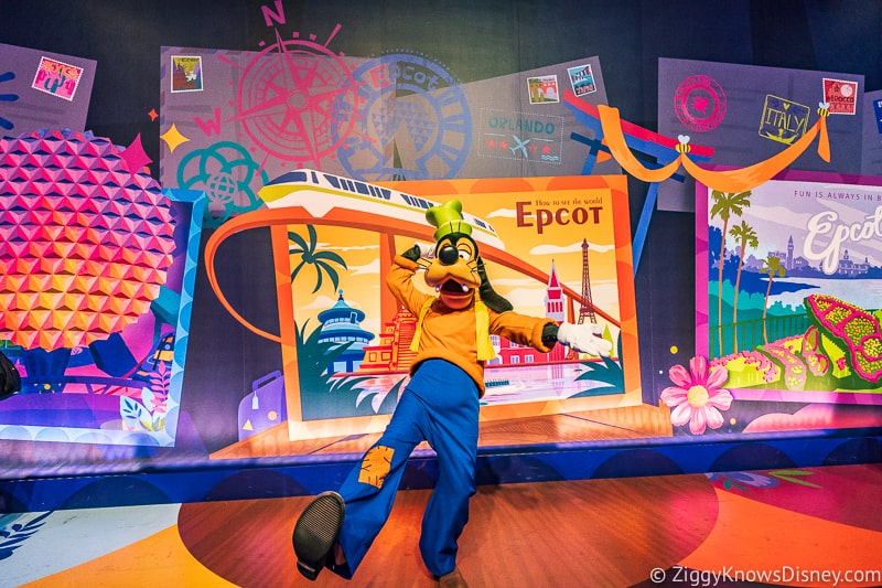 New Character Spot Epcot Goofy