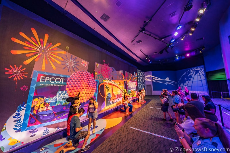 New Character Spot Opens in Epcot's Future World Mickey, Minnie and Goofy