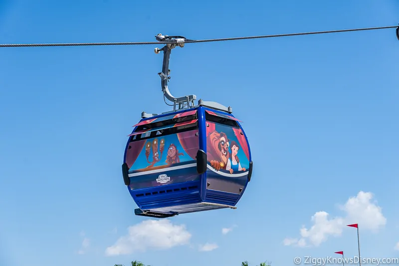 Disney Skyliner Gondolas Characters Beauty and the Beast 2