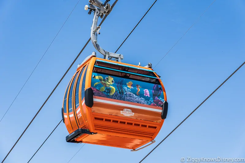Disney Skyliner Gondolas Characters Finding Dory 2